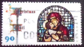 Selo postal do Canadá de 1997 Life of the Blessed Virgin