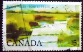 Selo postal do Canadá de 1983 Point Pelee