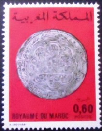 Selo postal da Marrocos de 1978 Medieval Silver Mohur