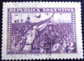 Selo da Argentina de 1930 The march of freedom fighters
