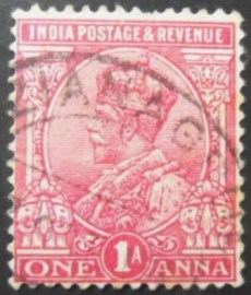 Selo postal da Índia de 1965 King George V 1