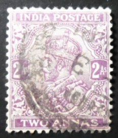 Selo postal da Índia de 1926 King George V 1