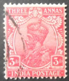 Selo postal da Índia de 1932 King George V 3