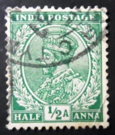 Selo postal da Índia de 1934 King George V