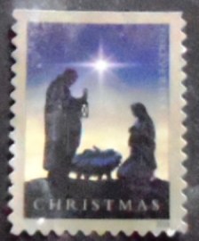Selo postal dos Estados Unidos de 2016 Nativity Scene