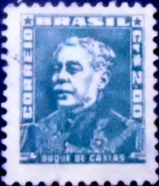 Selo postal do Brasil de 1956 Duque de Caxias 2