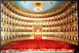 Cartão postal da Itália Teatro da Fenice