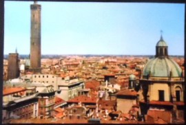 Cartão postal da Itália Bologna Panorama General view