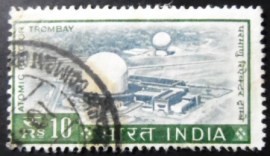 Selo postal da Índia de 1965 Atomic Reactor Trombay