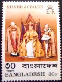 Selo postal de Bangladesh de 1977 The Blessing