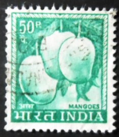 Selo postal da Índia de 1967 Mangoes