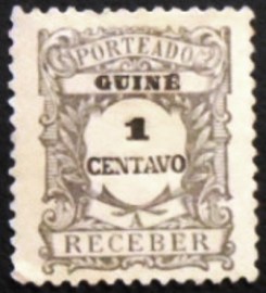 Selo postal da Guiné Portuguesa de 1921 Postage Due