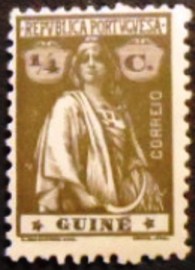Selo postal da Guiné de 1921 Ceres ¼