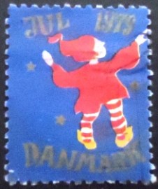 Selo postal da Dinamarca de 1979 Christmas 1979 45
