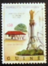 Selo postal da Guina Portuguesa de 1967 Monument Epiphani from Fatima