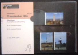 Série de selos postais da Holanda de 1994 Lighthouses