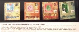 Série de selos postais de Singapura de 1980 London Stamp Exibition