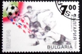 Selo postal da Bulgária de 1994 World Football Championship USA 94
