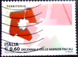 Selo postal da Itália de 2011 Tax Agencies