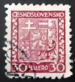 Selo postal da Tchecoslováquia de 1929 Coat of Arms