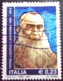 Selo postal da Itália de 2007 Lodovico Acernese