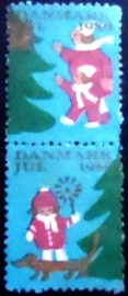 Selo postal da Dinamarca de 1980 Christmas 1980 22