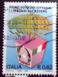 Selo postal da Itália de 2006 Votes for Italians Abroad