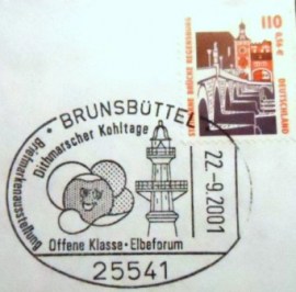 Envelope da Alemanha de 2001 Brunsbüttel