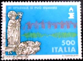Selo postal da Itália de 1988 Campaign against Epilepsy