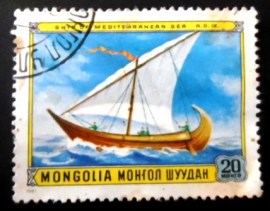 Selo postal da Mongólia de 1981 Mediterranean