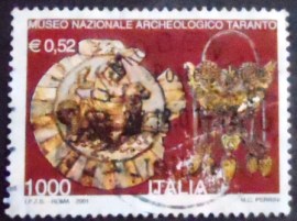 Selo postal da Itália de 2001 Archaeological Museum of Taranto