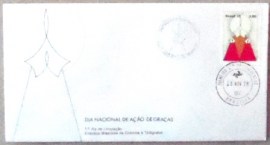 Envelope FDC Oficial de 1978 Ação de Graças