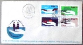 Envelope FDC de 1973 Campanha de Proteção Nacional