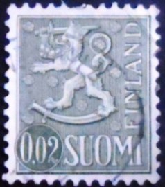 Selo postal da Finlândia de 1968 Coat of Arms Type I 2
