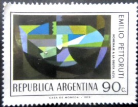 Selo postal da Argentina de 1974 Homenaje a la Gruta Azul