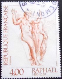 Selo postal da França de 1983 Venus and Psyche