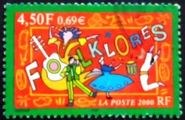 Selo da França de 2000 Folklore