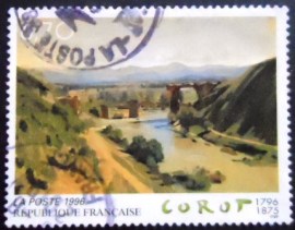 Selo da França de 1996 The Bridge at Narni