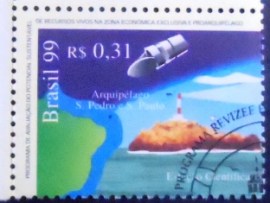 Selo postal do Brasil de 1999 Estação Científica