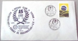 Envelope FDC de 1981 Rotary Ferraz Vasconcelos