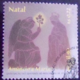 Selo postal do Brasil de 1999 Anúncio a Maria