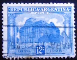 Selo postal da Argentina de 1926 Main Post Office in 1926