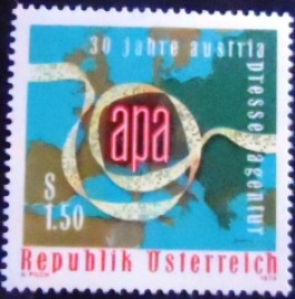 Selo postal da Áustria de 1976 Austrian Press Agency (APA)
