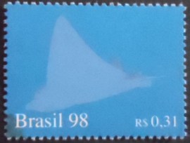 Selo postal do Brasil de 1998 Raia