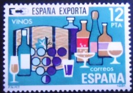 Selo postal da Espanha de 1981 Wines