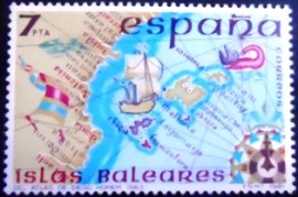 Selo postal da Espanha de 1981 Baleares Islands 7