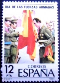 Selo postal da Espanha de 1981 Armed Forces Day