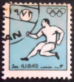 Selo postal do Ajman de 1972 Olympic Games