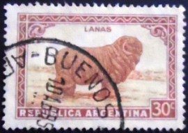 Selo postal da Argentina de 1936 Merino Sheep