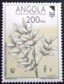 Selo postal da Angola de 1992 Medicinal Plants